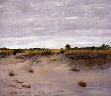 Paisajes Painting - Arenas barridas por el viento Shinnecock Long Island impresionismo William Merritt Chase paisaje